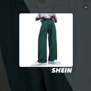 EUC SHEIN Slant Pocket Wide Leg Pants